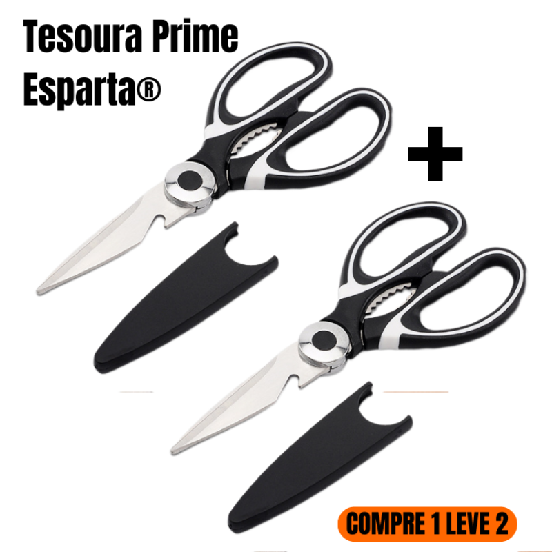 Tesoura Prime Esparta® - Corte Profissional (COMPRE 1 LEVE 2)
