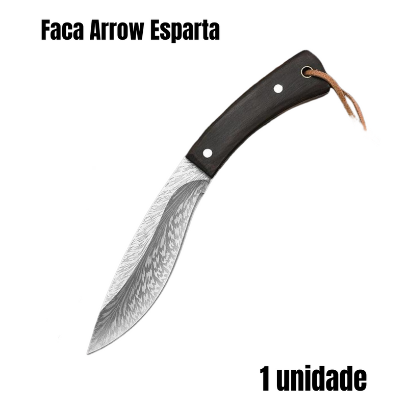 Faca Arrow Esparta - Faca Japonesa Forjada a Mão (FRETE GRÁTIS)