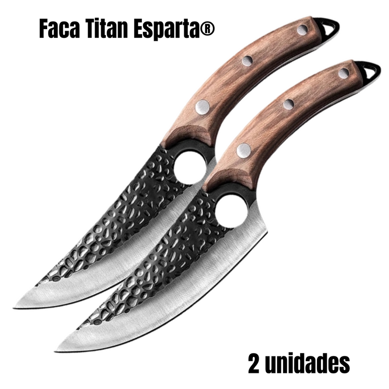 Faca Titan Esparta® - 100% Forjada à Mão