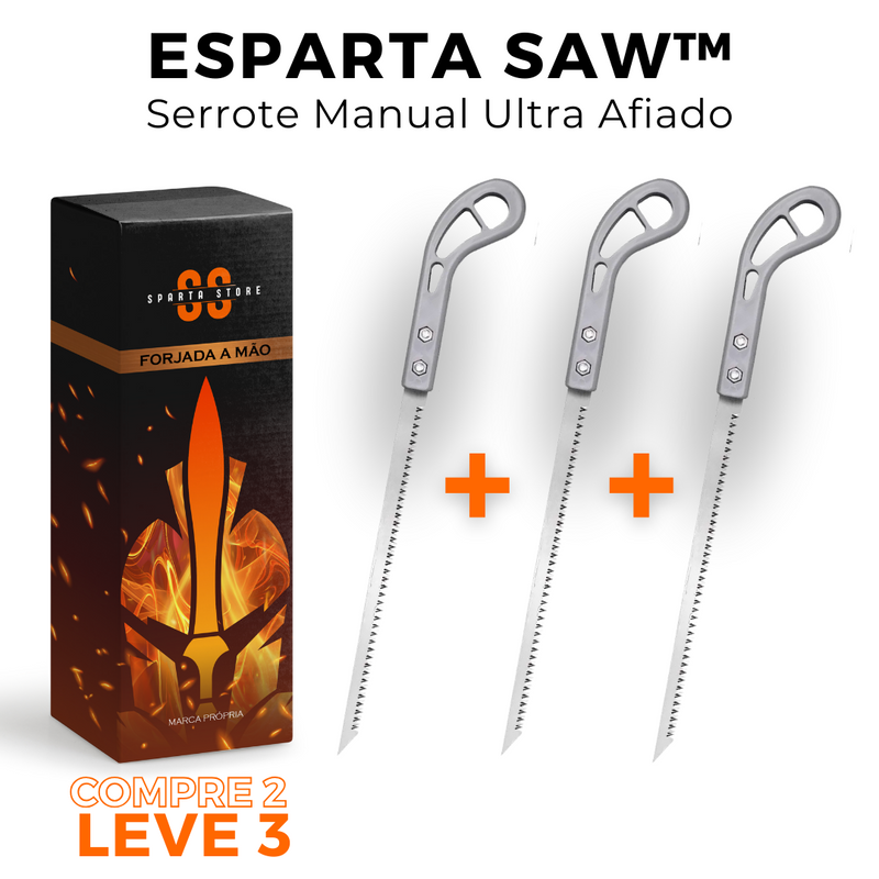 (PAGUE 2 LEVE 3) Serrote Manual Multiuso • Esparta Saw™