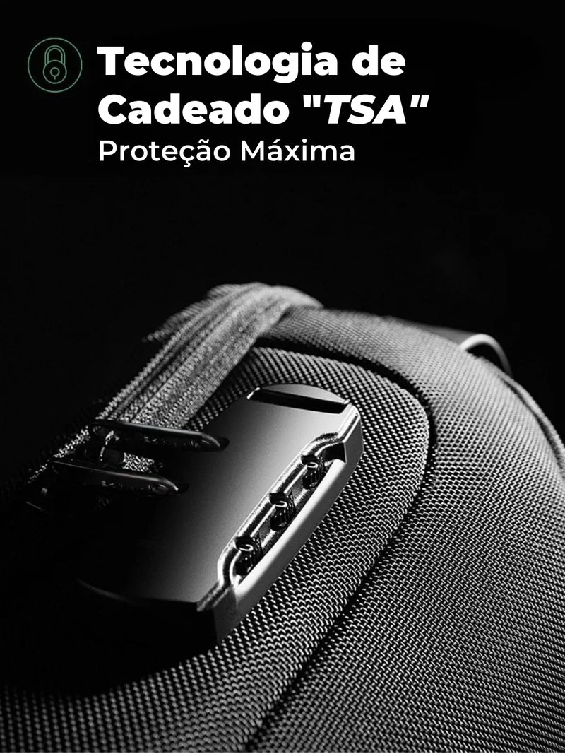 Carbon Bag Esparta™ • Mochila Multifuncional Anti-Furto (+FRETE GRÁTIS)