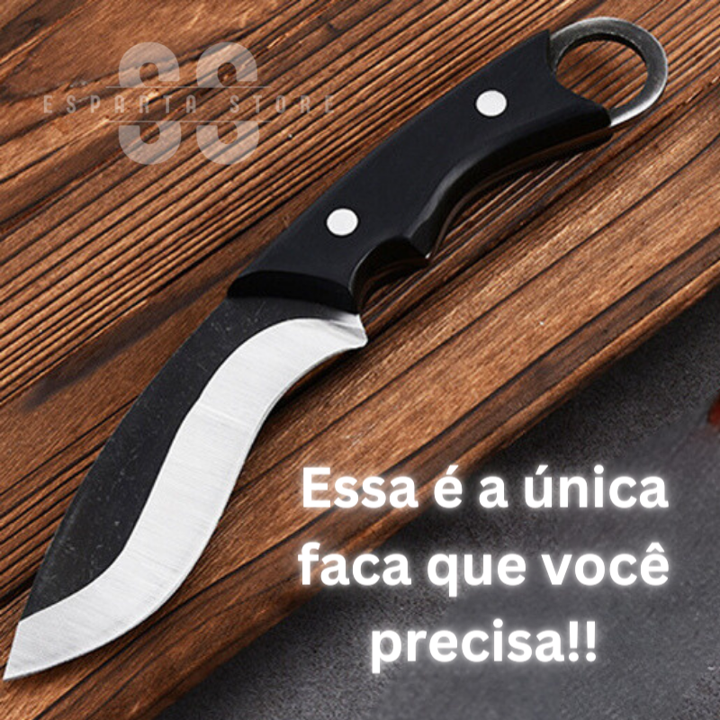 Faca Apollo Esparta - 100% Forjada à Mão [COMPRE 1 LEVE 2]