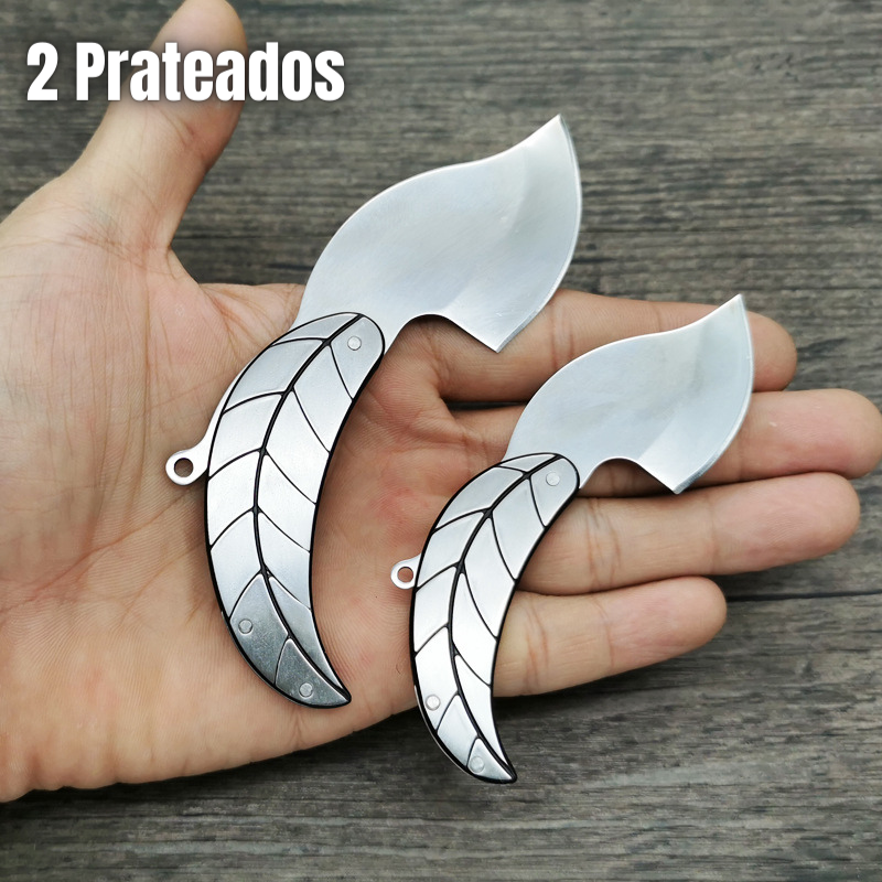 Canivete Leaf Esparta® - Mini Faca mais afiada do Mundo (COMPRE 1 LEVE 2)