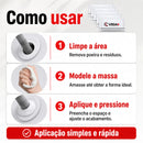 (PAGUE 5 LEVE 10) Veda+ Massas Moldáveis • Kit Com 10 Massas de Vedação Impermeáveis