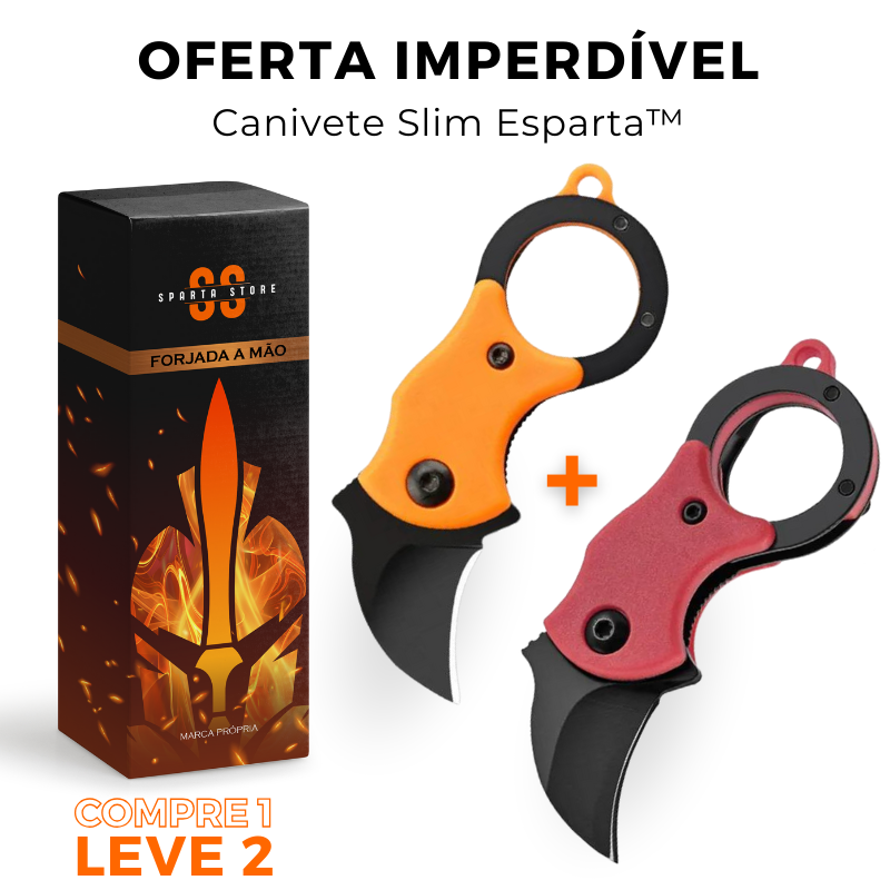 Canivete Slim Esparta™ • COMPRE 1 LEVE 2 (+ FRETE GRÁTIS)