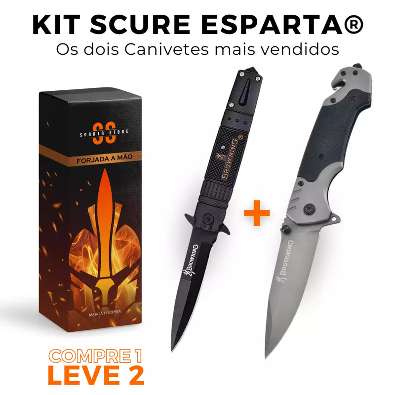 Kit Scure Esparta® • G10 + WING (+FRETE GRÁTIS)