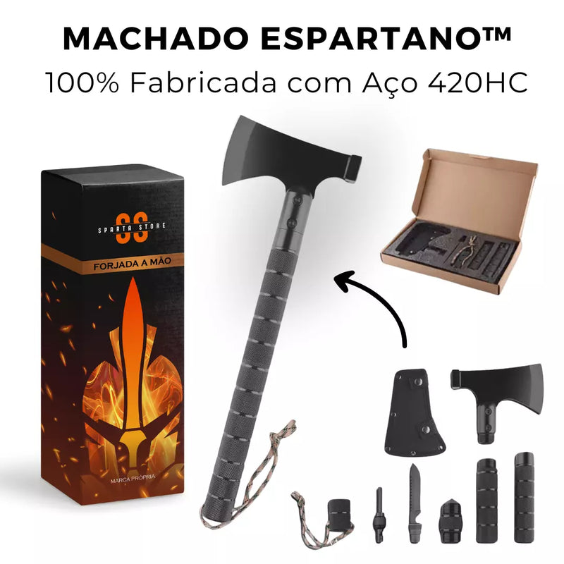 Machado Espartano™ • Ferramenta 100% Completa (+FRETE GRÁTIS)
