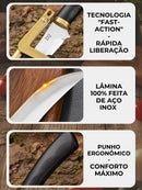 (COMPRE 1 LEVE 2 + BAINHAS) Mini Faca mais Famosa do Mundo - Faca Lírio Esparta