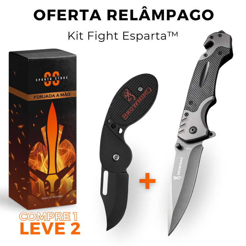 Kit Fight Esparta™ • Conjunto Mini Browing + G10 (FRETE GRÁTIS INCLUSO)
