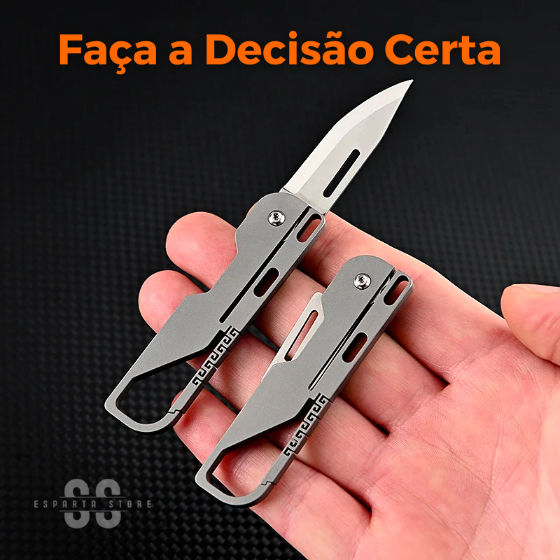 Canivete Brax Esparta® • Chaveiro Faca (+FRETE GRÁTIS)