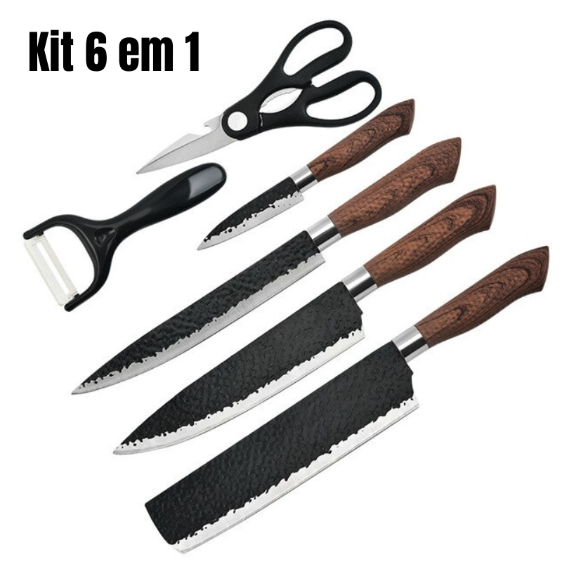 Kit Columbia Esparta® - 4 facas + 2 BRINDES
