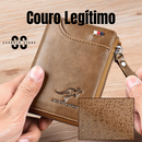 Carteira Premium de Couro Legítimo - Safe Esparta (FRETE GRÁTIS ATÉ 23:59)