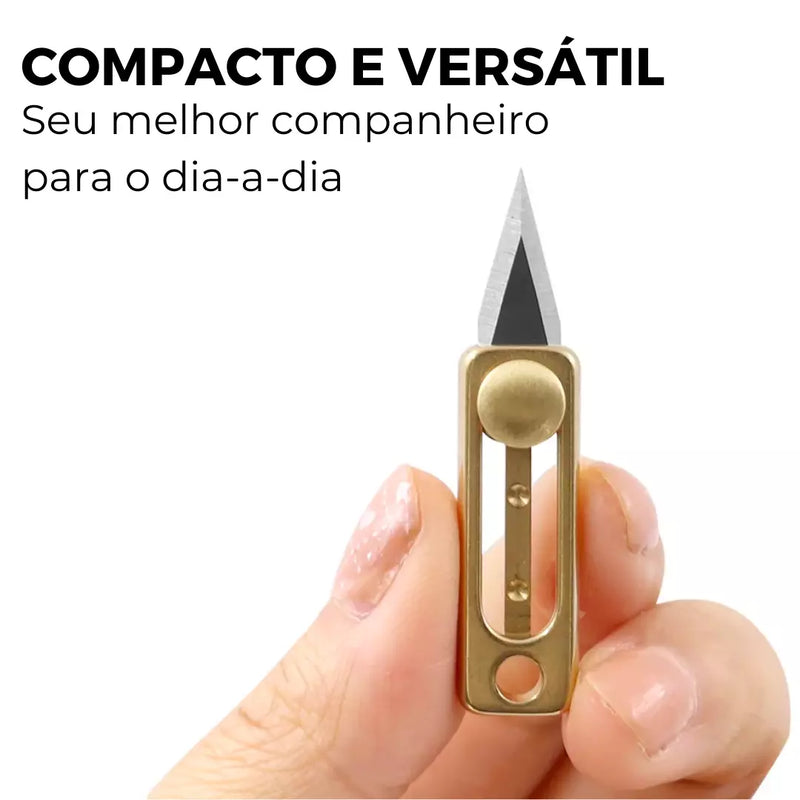 (COMPRE 1 LEVE 2) Mini Canivete Portátil • MiniCut Esparta™