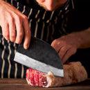 Cutelo Artesanal Forjado à Mão + Bainha • Cutelo Brutus Esparta™