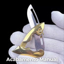 Canivete Íris Esparta • Folheado a Ouro (+FRETE GRÁTIS)