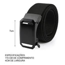 (PAGUE 1 LEVE 3) TitaniumBelt • Cinto Tático Com Fivela Automática