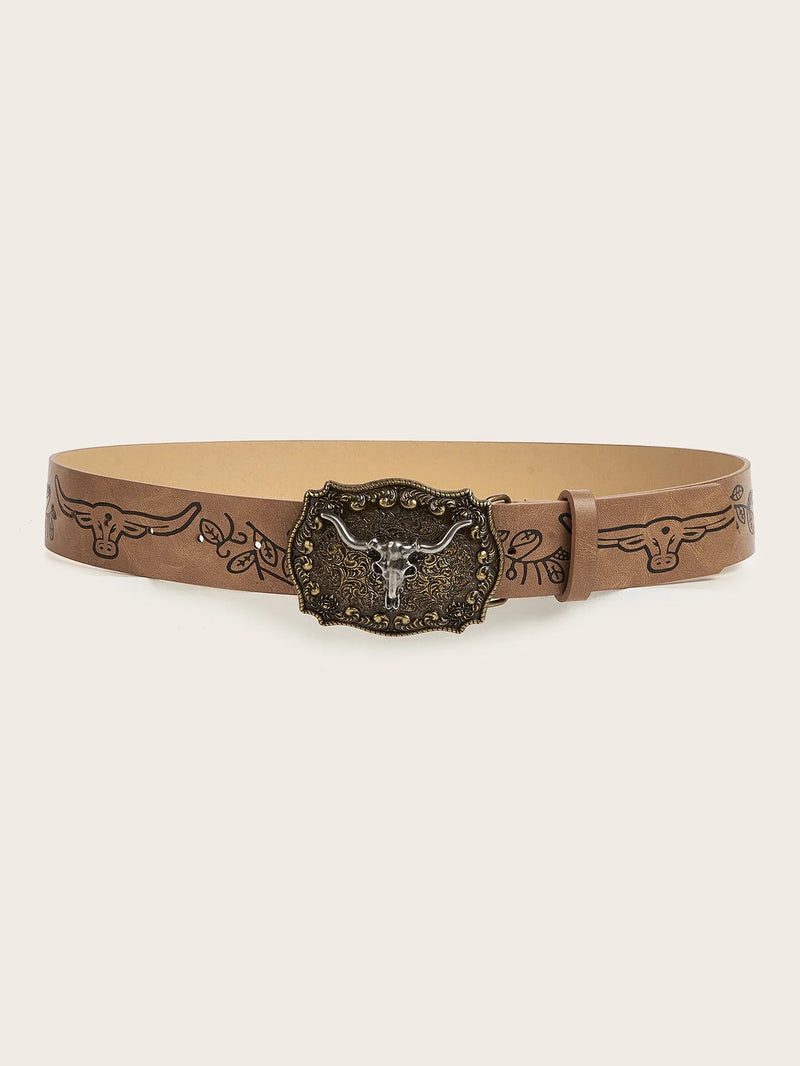 Cinto Cowboy de Couro• Cinto West Esparta
