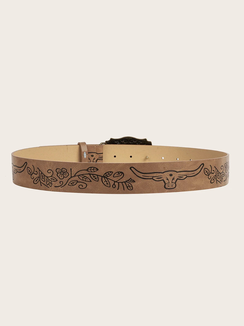 Cinto Cowboy de Couro• Cinto West Esparta