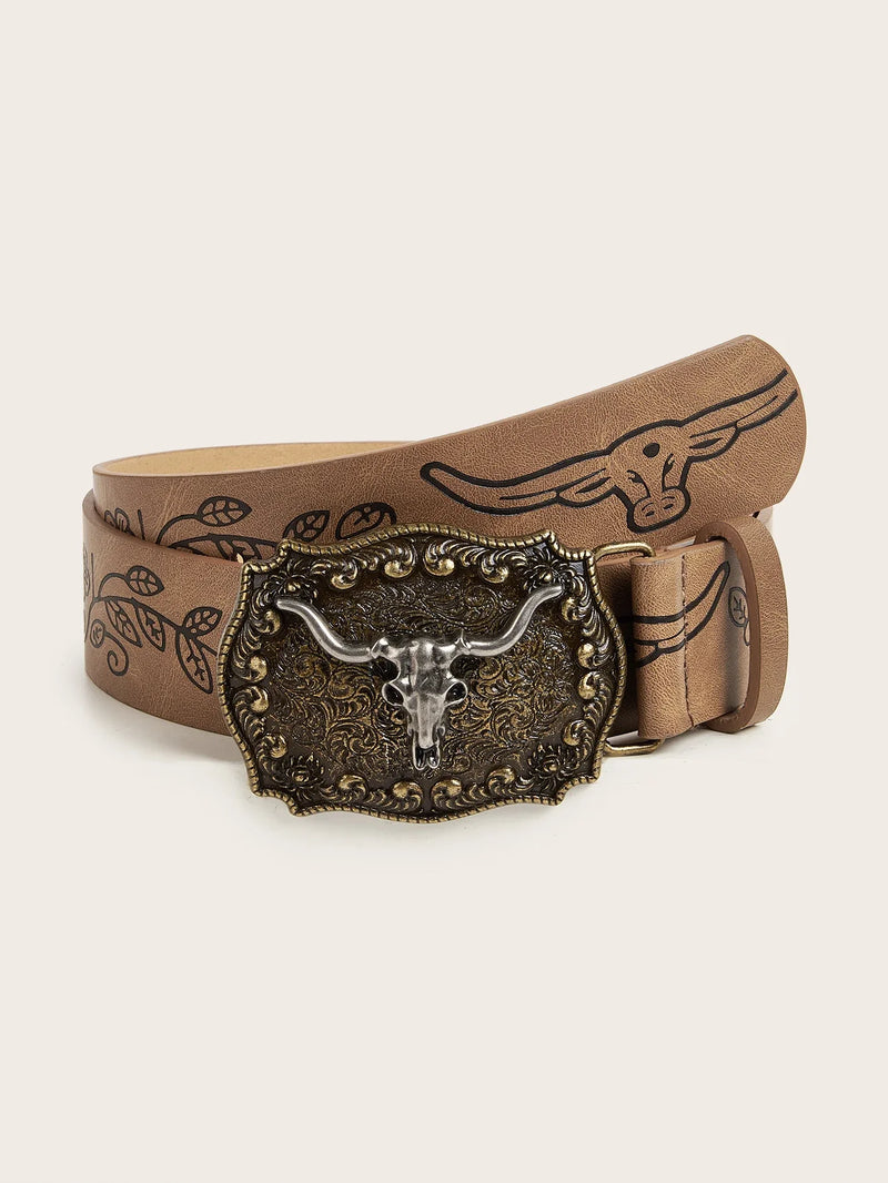 Cinto Cowboy de Couro• Cinto West Esparta
