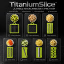 Titanium Slice • Fatiador Profissional Multifuncional Para Vegetais/Frutas/Legumes