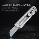TitaniumTool • Estilete 6 em 1 de Inox Puro (+10 LÂMINAS GRÁTIS)
