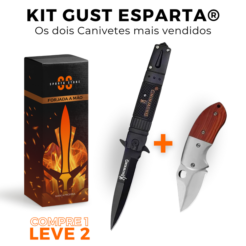 (COMPRE 1 LEVE 2) Kit Gust Esparta™ • Frete Grátis