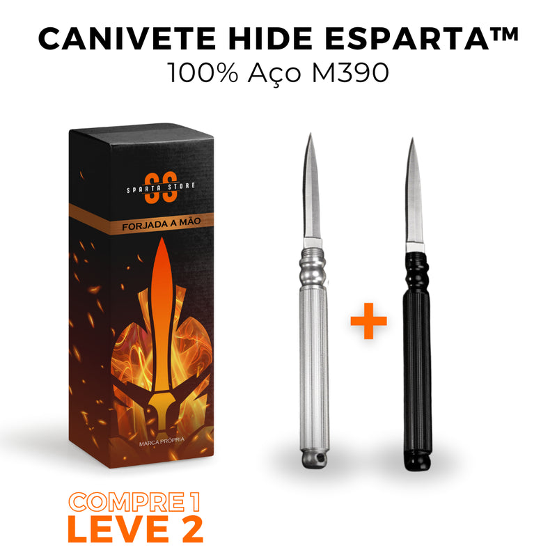 (COMPRE 1 LEVE 2) Canivete Hide Esparta • 100% Aço M390
