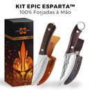 Kit Epic Esparta™ • 100% Forjadas à Mão (+BAINHAS GRÁTIS)