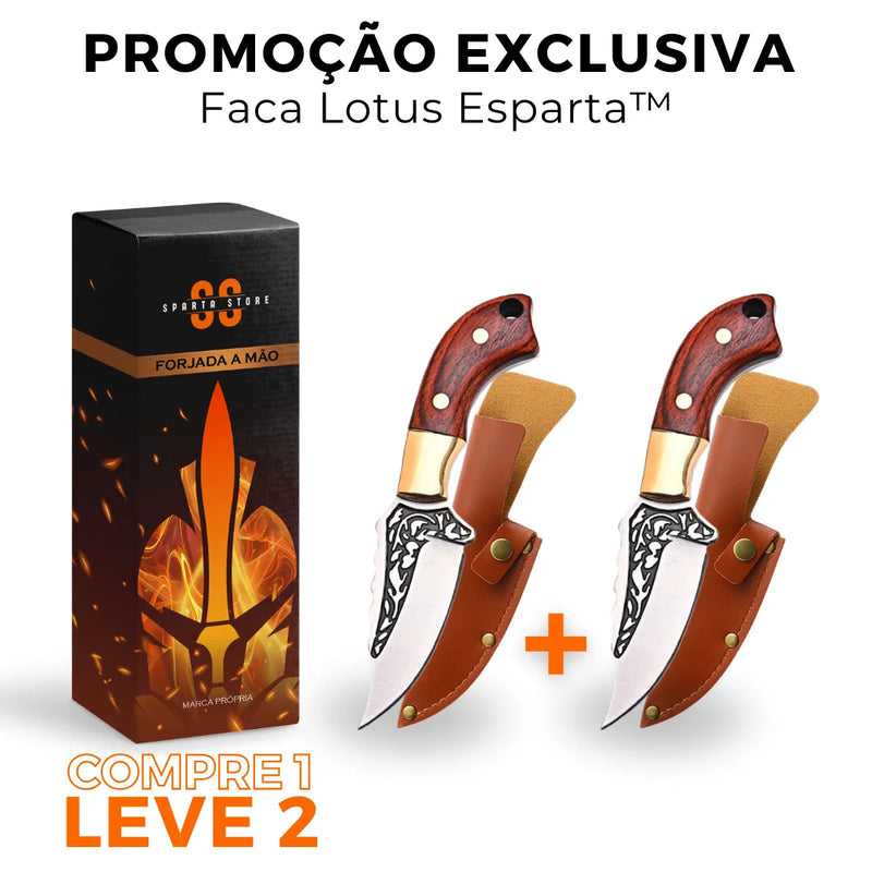 [COMPRE 1 LEVE 2 + BAINHAS] Mini Faca mais Famosa do Mundo • Faca Lotus Esparta