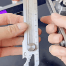 TitaniumTool • Estilete 6 em 1 de Inox Puro (+10 LÂMINAS GRÁTIS)