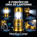 TitaniumLamp™ • Lanterna Multifuncional Recarregável com Painel Solar e Power Bank