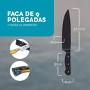 Faca Artesanal em Aço Inox Pescaria • 100% Forjada à Mão (+Bainha de Couro Grátis)
