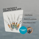 Faca Artesanal em Aço Inox Pescaria • 100% Forjada à Mão (+Bainha de Couro Grátis)