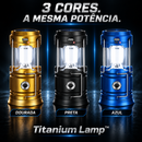 TitaniumLamp™ • Lanterna Multifuncional Recarregável com Painel Solar e Power Bank