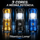 Titanium Lamp™ • Lanterna Multifuncional Recarregável com Painel Solar e Power Bank