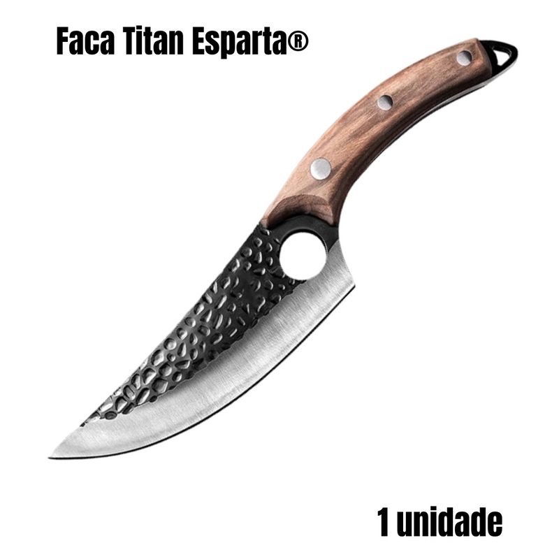 Faca Titan Esparta® - 100% Forjada à Mão