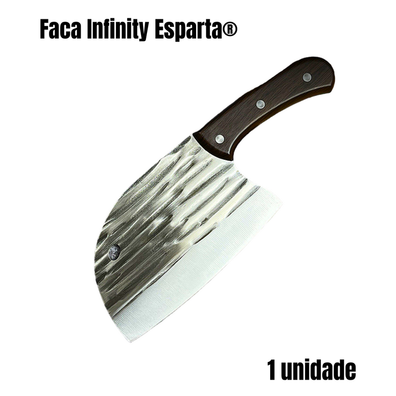Faca Infinity Esparta® - 100% Forjada à Mão (FRETE GRÁTIS ATÉ 23:59)