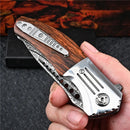 Canivete Artesanal Aço Damasco VG10 • Canivete Loki Esparta™